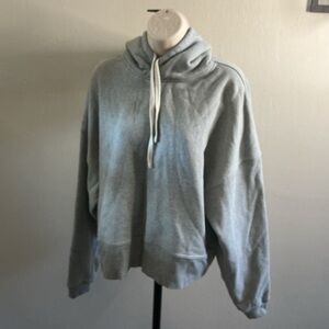 Florence Black terry grey hoodie size medium